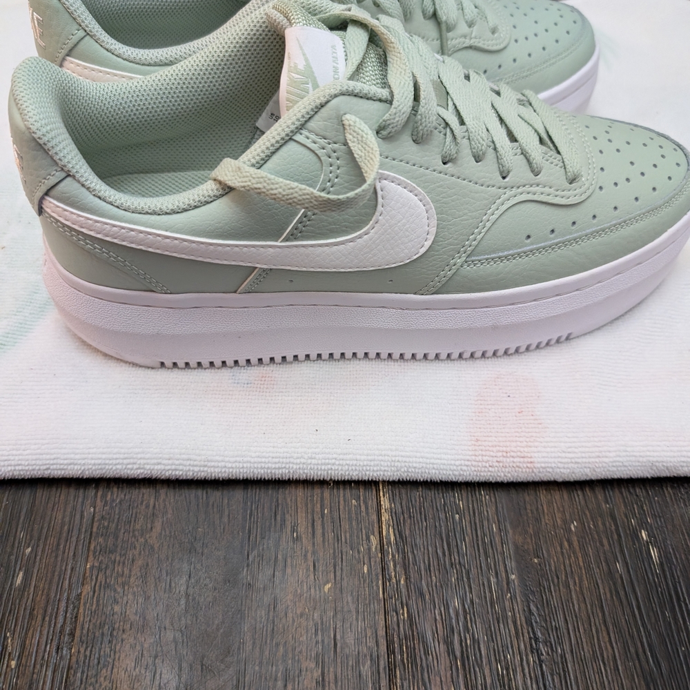 Nike Women's Sage Green Sneakers - Picture 3 of 4